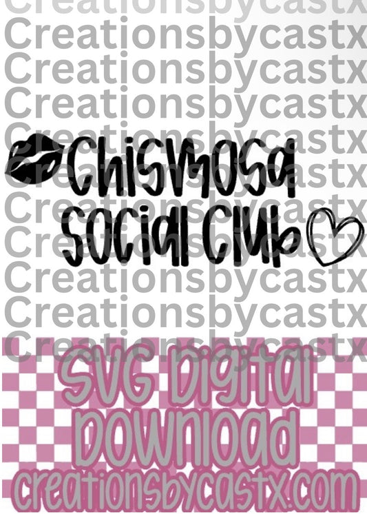 Chismosa Social Club SVG