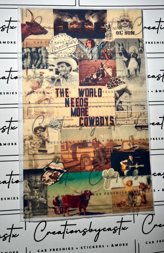 More Cowboys Tissue Paper