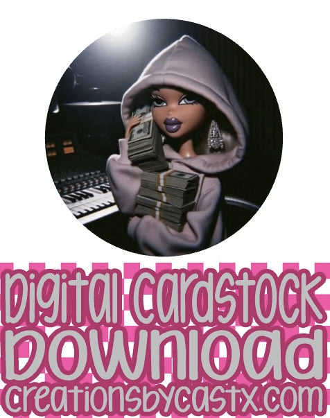 Doll 5 Digital Cardstock