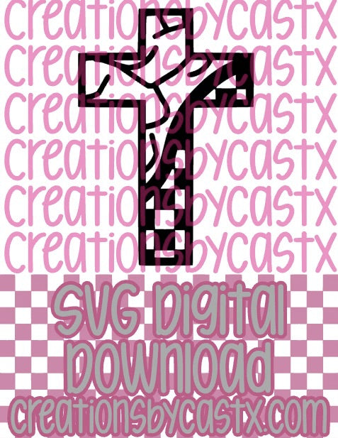 Turq Check Cross SVG