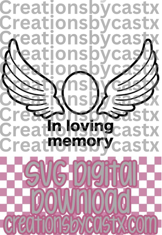 In Loving Memory SVG