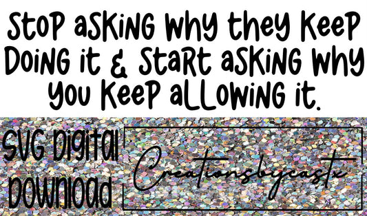 Stop Asking Why SVG