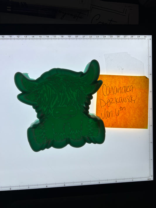 Sitting Highland Destash Mold