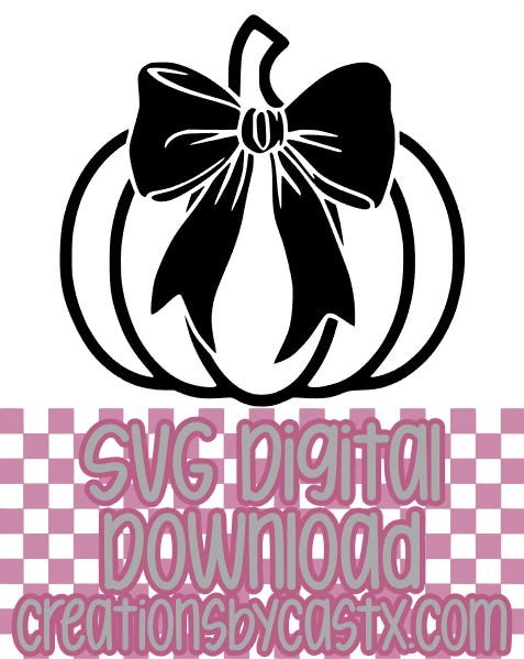 Pumpkin w BowSVG