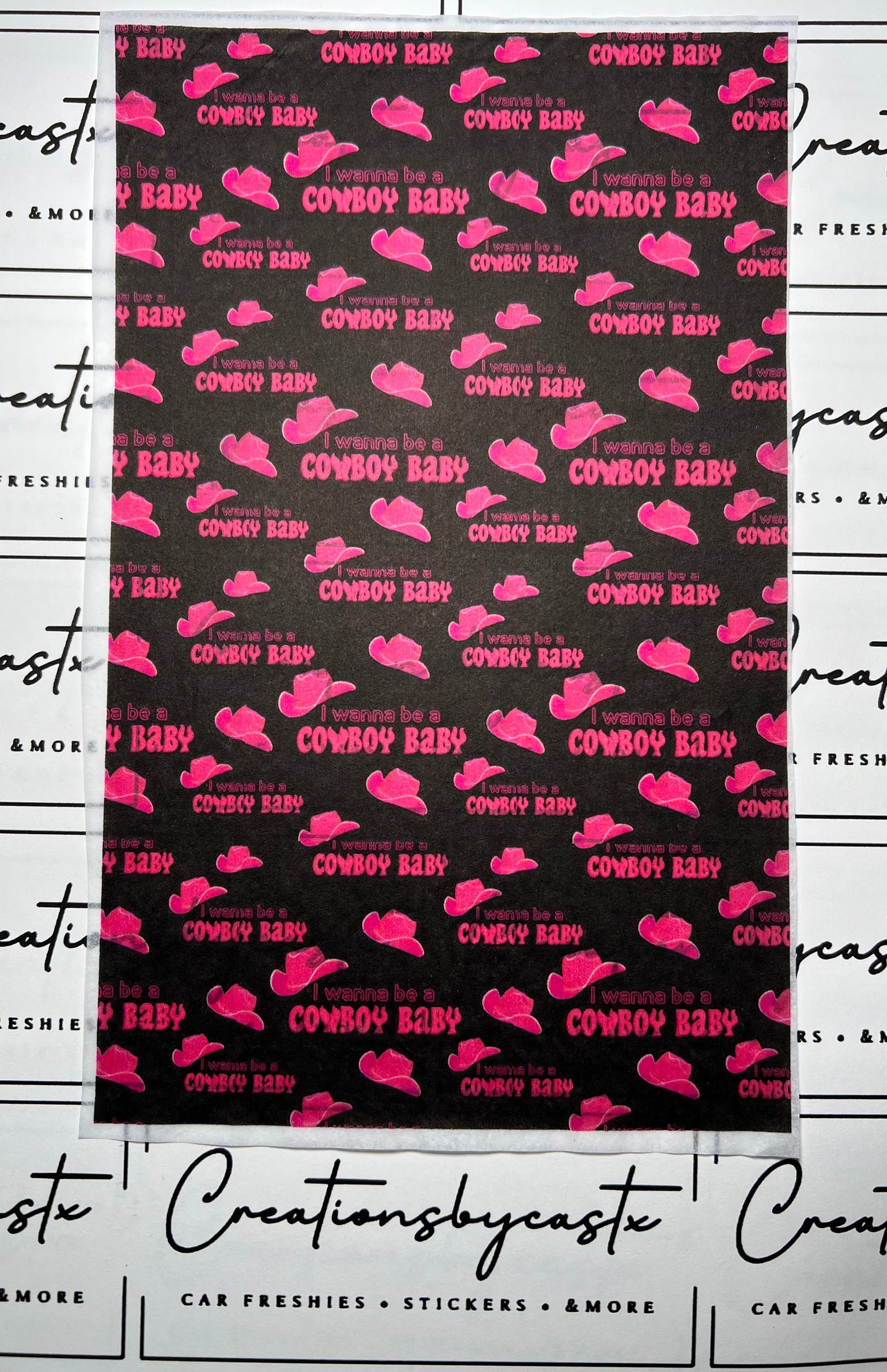 I Wannabe a Cowboy Tissue Paper