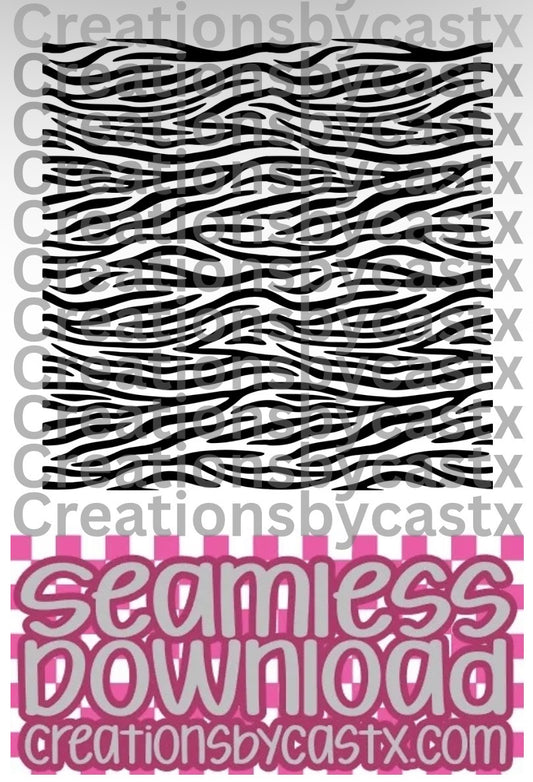 Black White Zebra Seamless