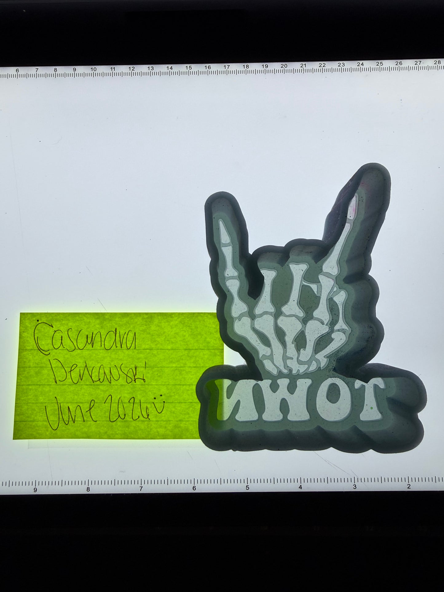 H Town Skeleton Hand Destash Mold - Midwest