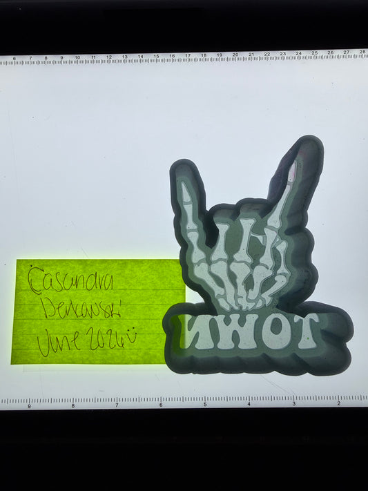 H Town Skeleton Hand Destash Mold - Midwest