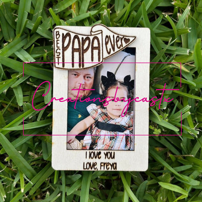 Best Dad Visor Clip