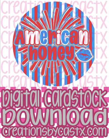 4th of July Bundle Digital Cardstock