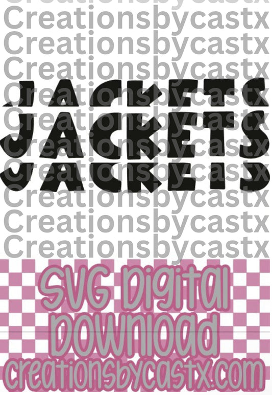 Jackets X 3 SVG