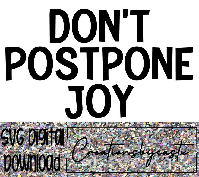 Don't Postpone SVG