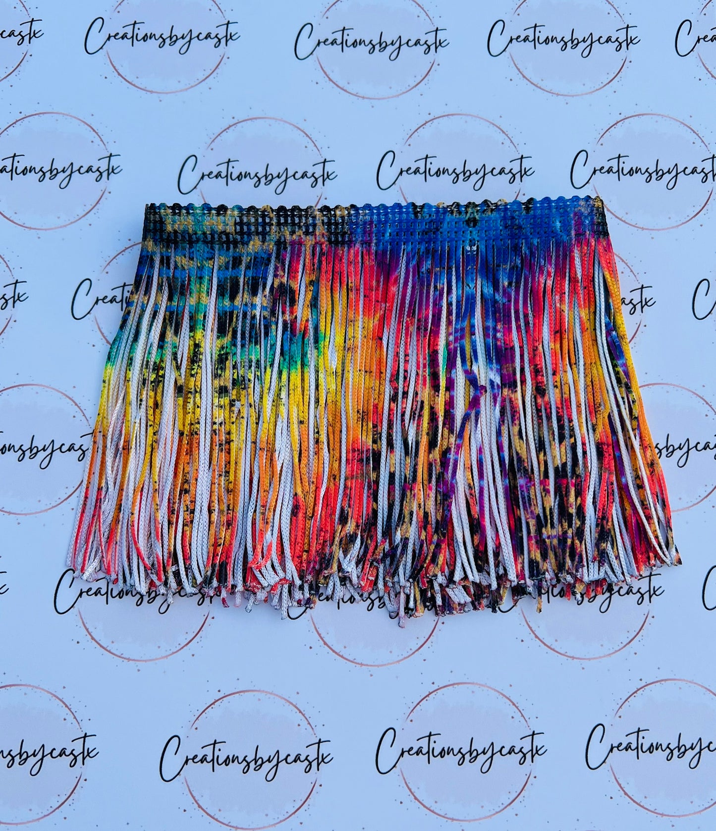 Leopard Tie Dye Fringe