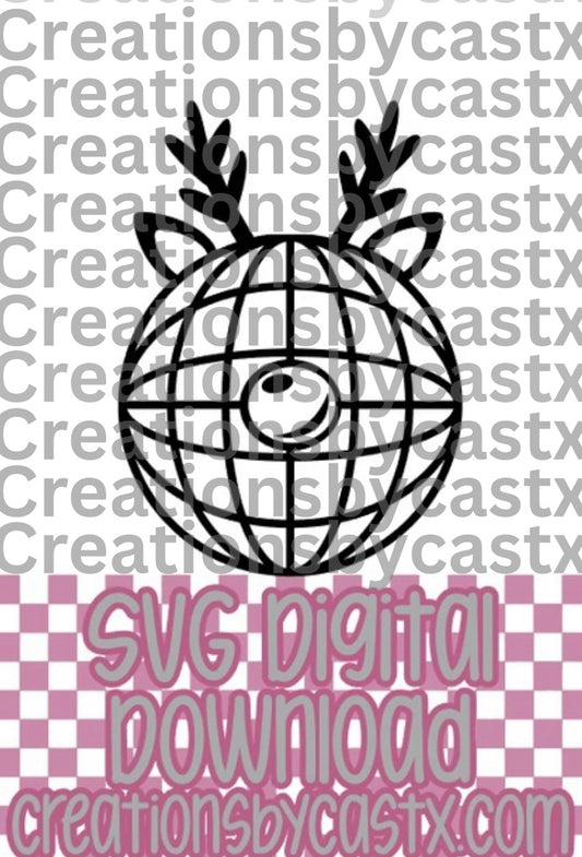 Disco Reindeer SVG