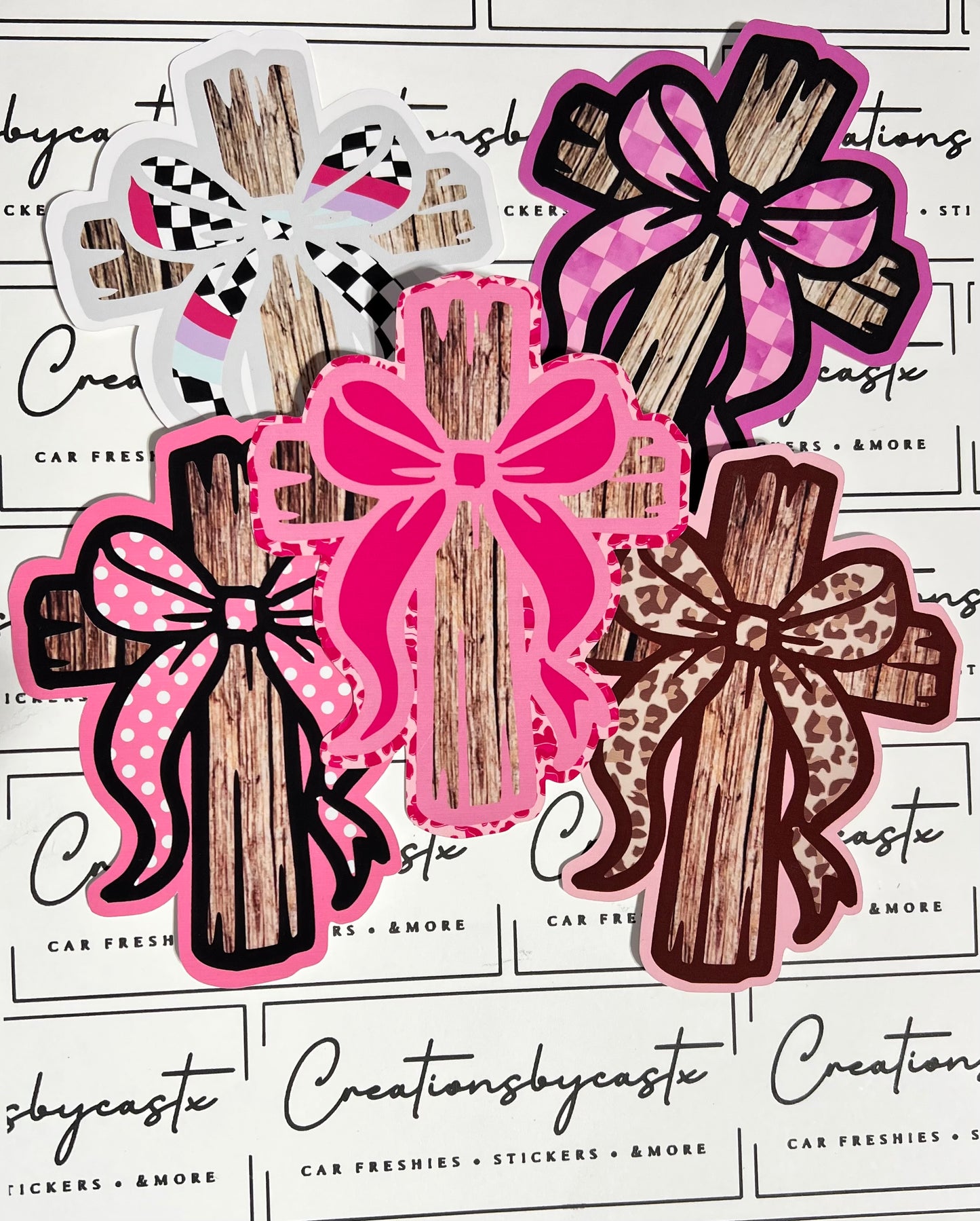 LPF Cross w/Bow Cardstock