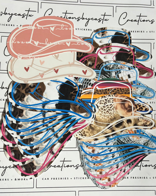 Bossy Cowboy Hat Cardstock Destash