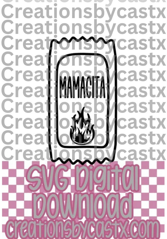 Mamacita Sauce Packet SVG