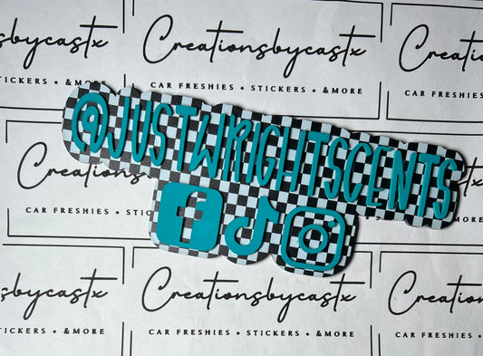 Physical Watermark w/Social Media