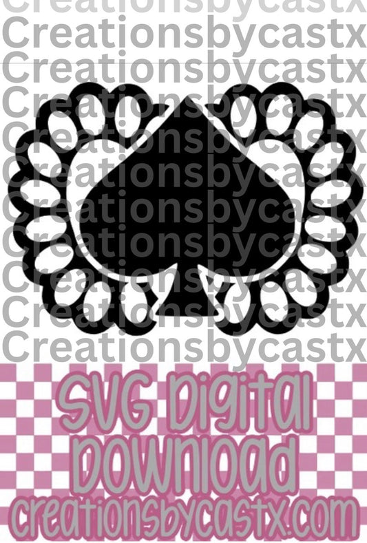 Spade Conchos SVG