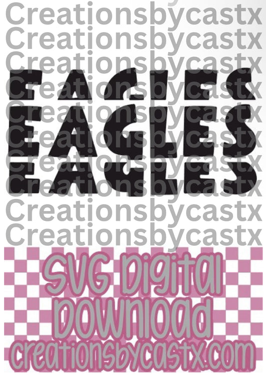 Eagles X 3 SVG