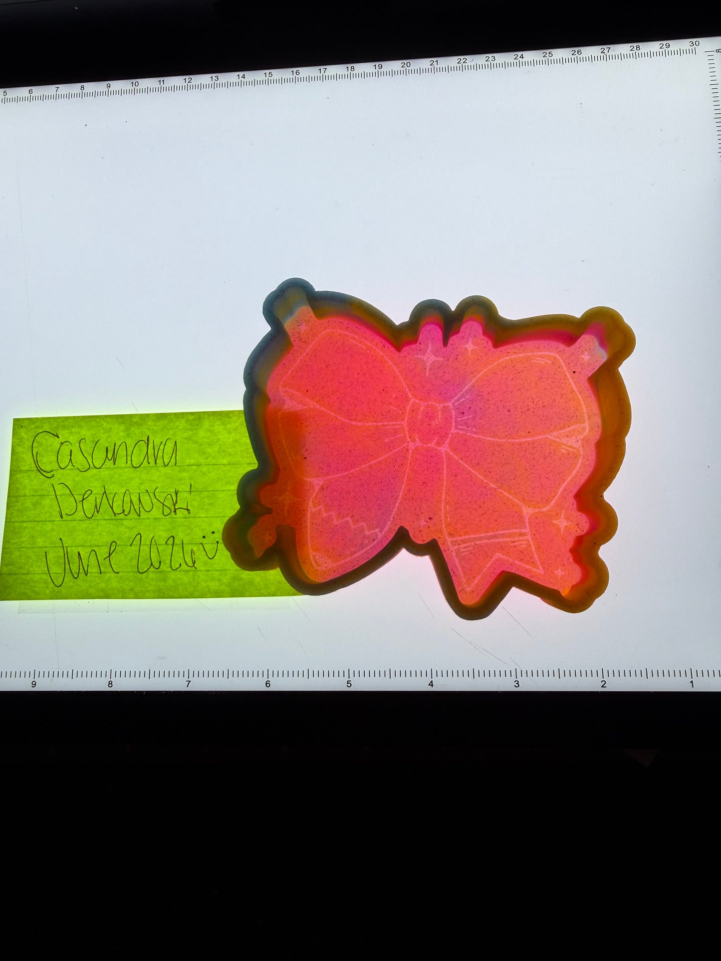 Pencil Bow Destash Mold
