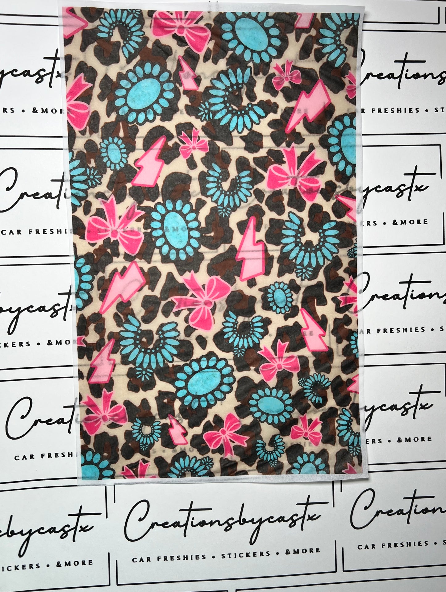 CBC Leopard Concho Bow Tissue Paper