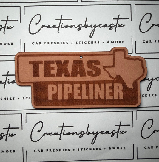 Texas Pipeliner Unscented Leather Freshie