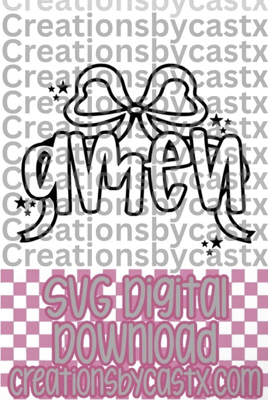 Amen Bow SVG