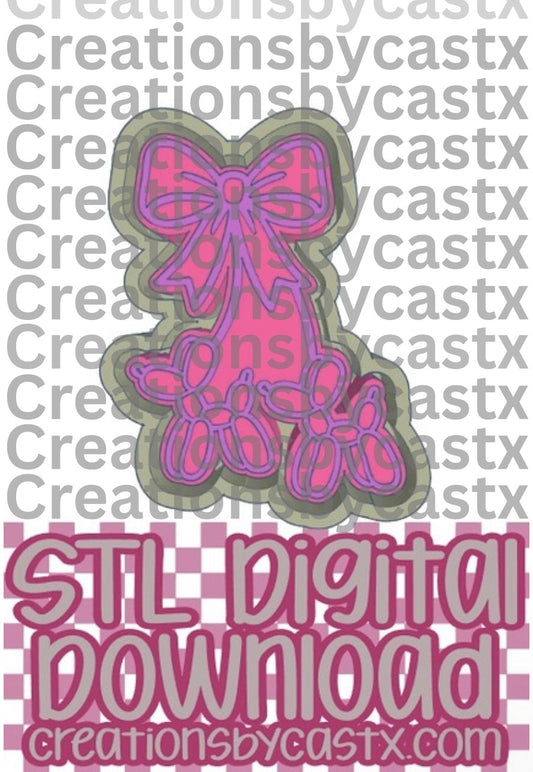 Balloon Dog Cherries STL