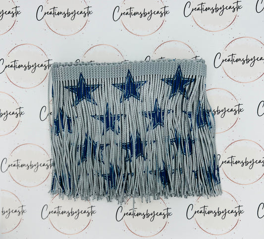 Silver Blue Boys Fringe