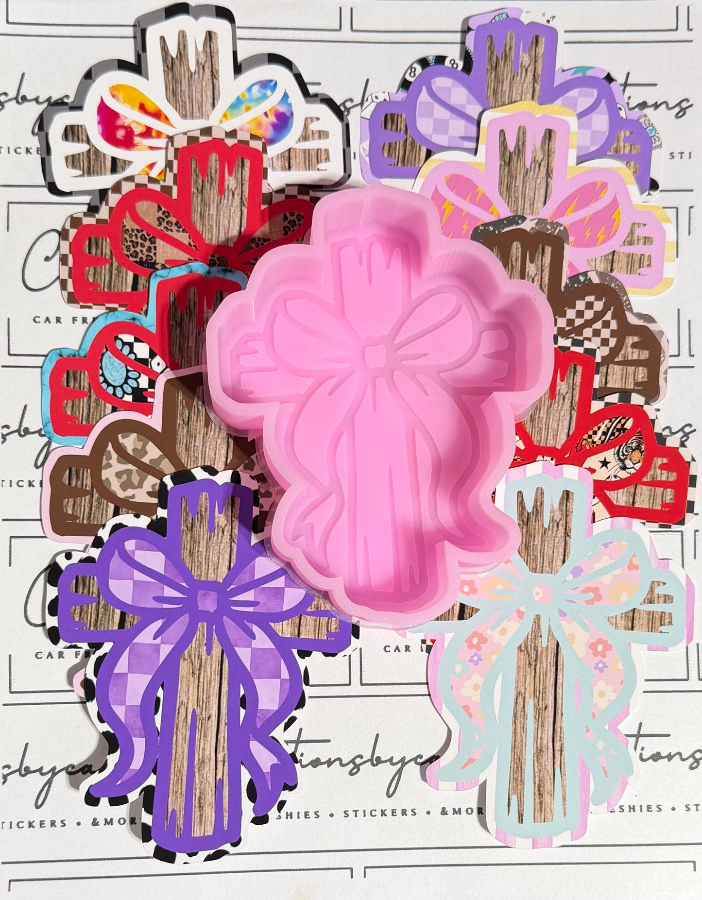 LPF Cross w/Bow & Cardstock Bundle