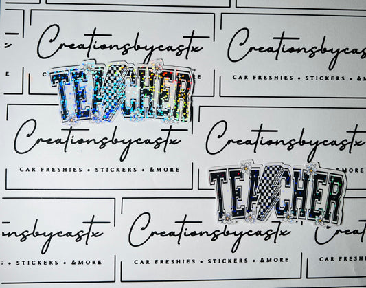 Teacher Bolt Sticker