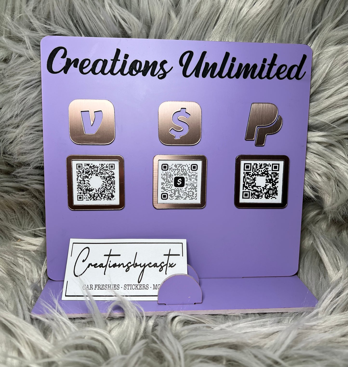 Square Scan to Pay w/Business Card Slot
