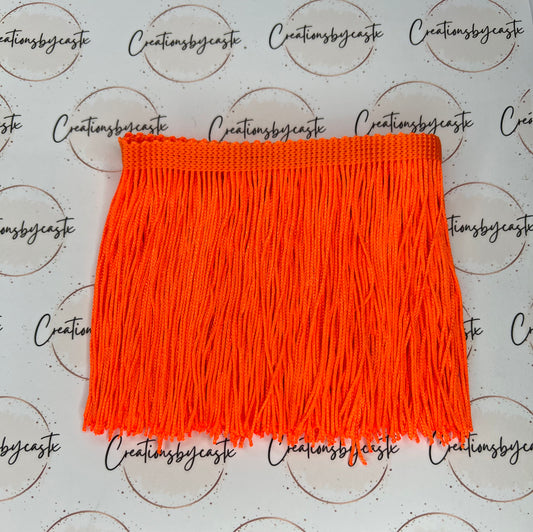 Neon Orange Fringe