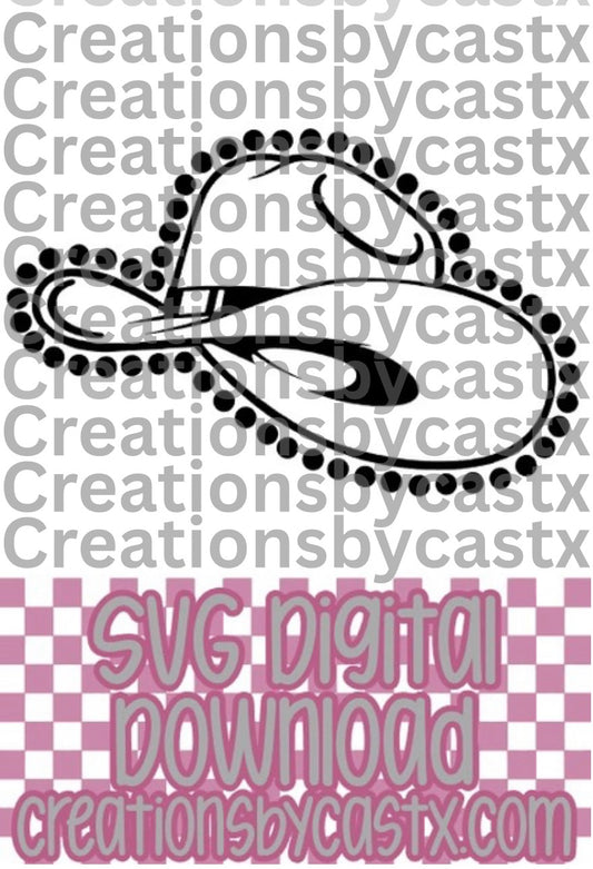 Cowboy Hat Jewelry SVG
