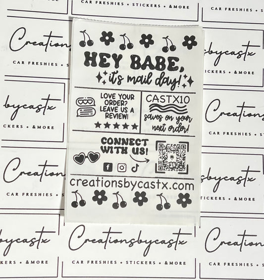 It’s Mail Day Packing Label