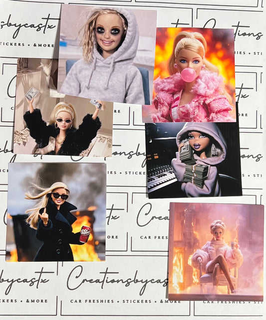 Doll SQUARE Cardstock