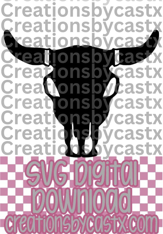 Plain Bull w Face SVG