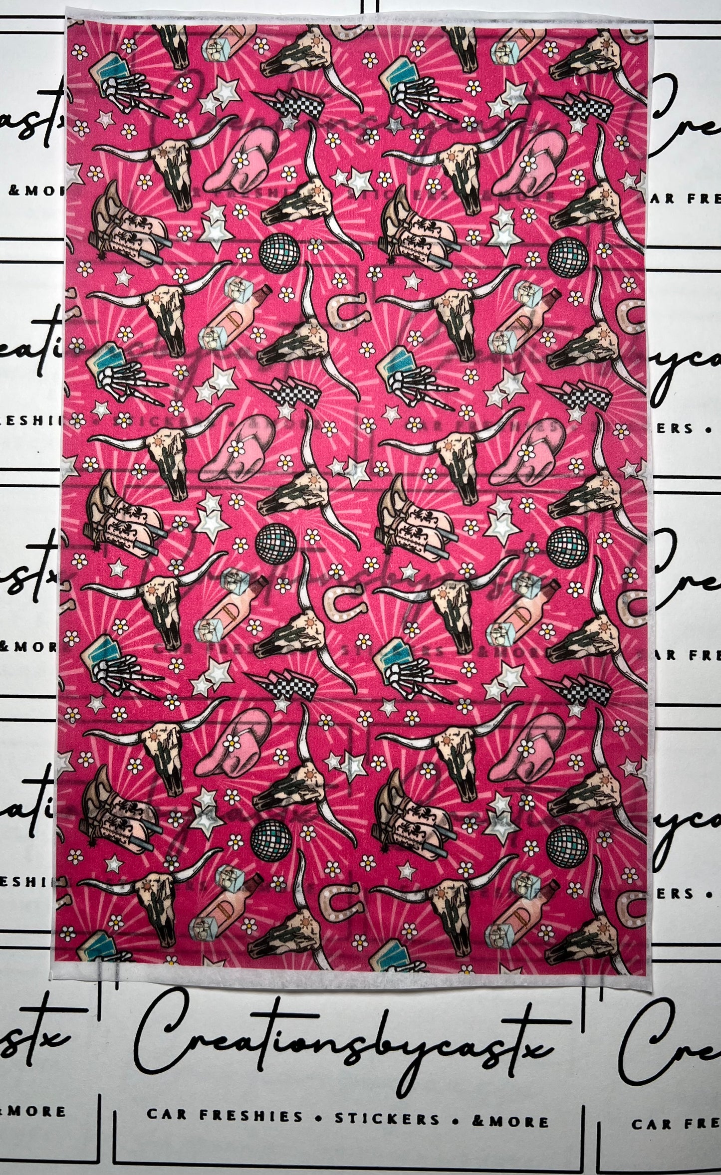 Pink Bull Disco Tissue Paper