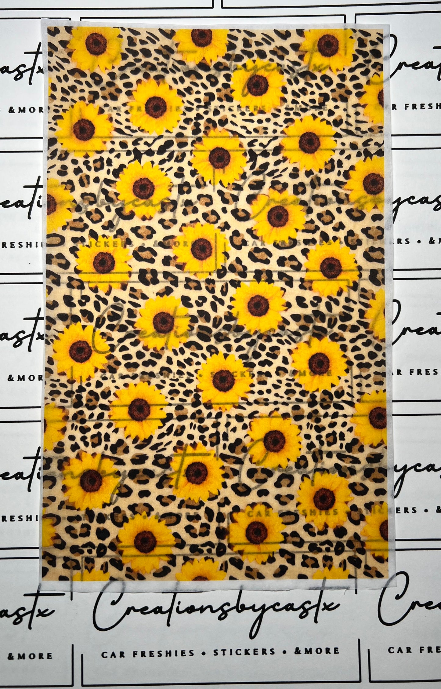 Leopard Sunflower Tissue Paper