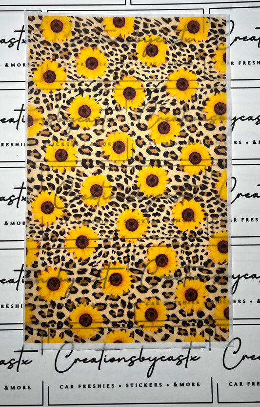 Leopard Sunflower Tissue Paper