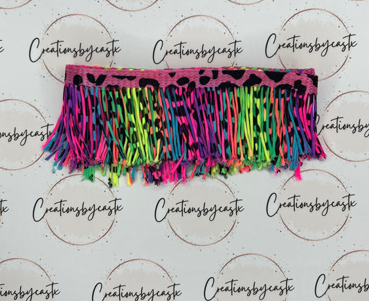 Rainbow Leopard 2in Fringe