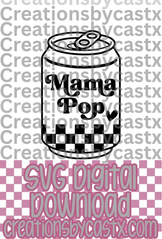 Mama Pop Can SVG