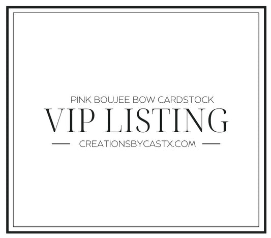 CBC Pink Boujee Bow Digital Cardstock