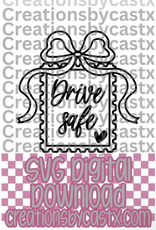 Drive Safe Stamp SVG
