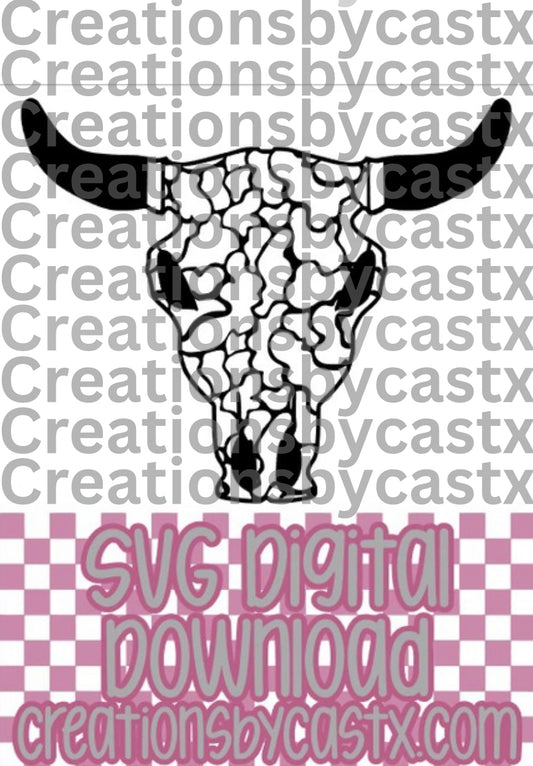 New Camo Bull SVG
