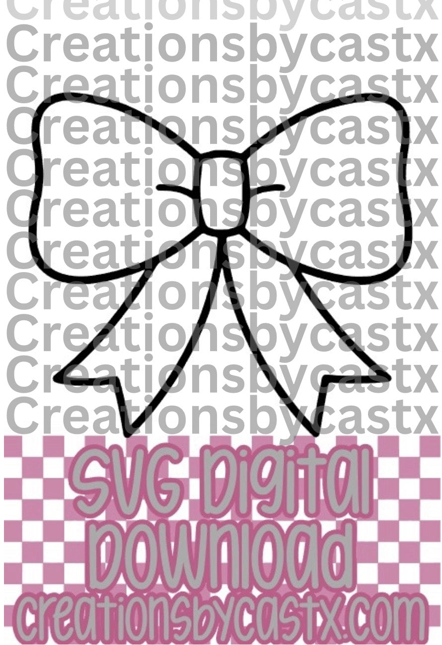 Cardstock Bow SVG