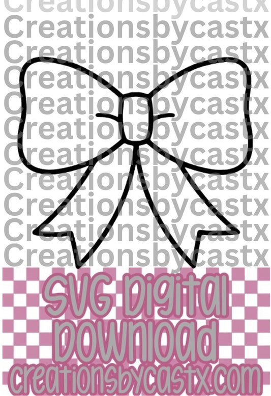 Cardstock Bow SVG