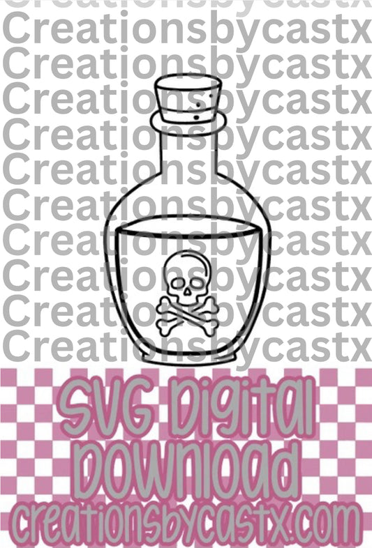 Poison Bottle SVG