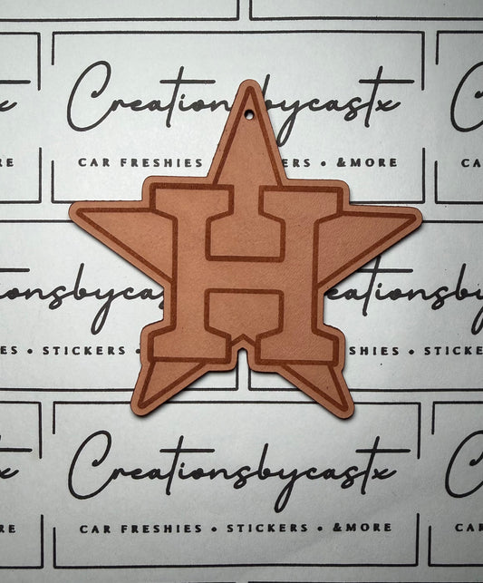 Star Hou Leather Freshie